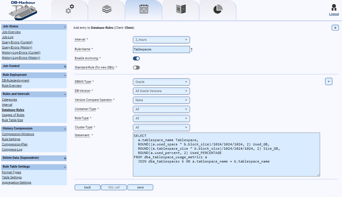 Enter a select query